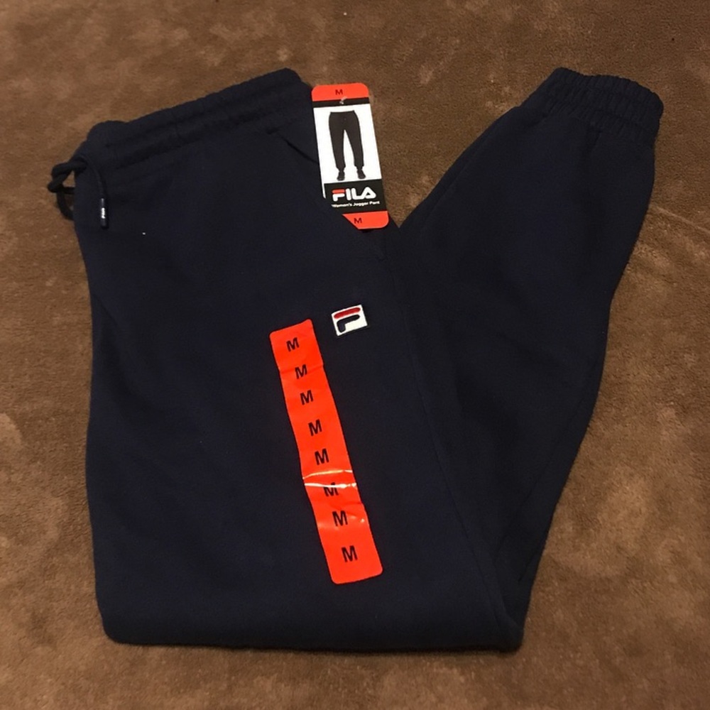 SOLD Navy FILA drawstring jogger sweats